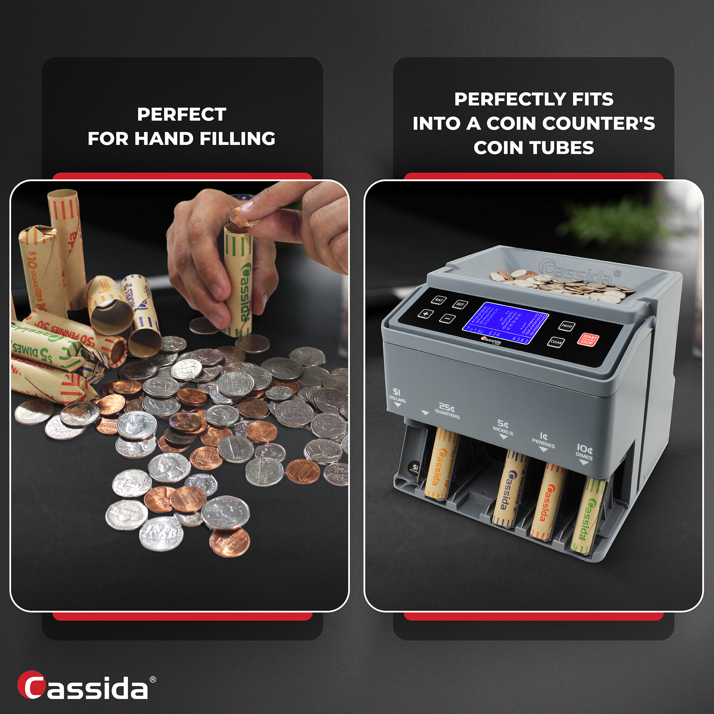 Cassida Coin Wrappers