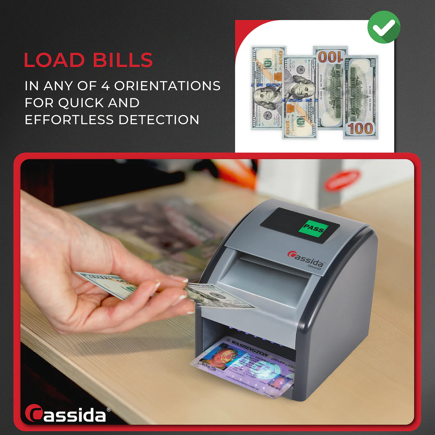 Cassida Omni-ID Counterfeit Detector