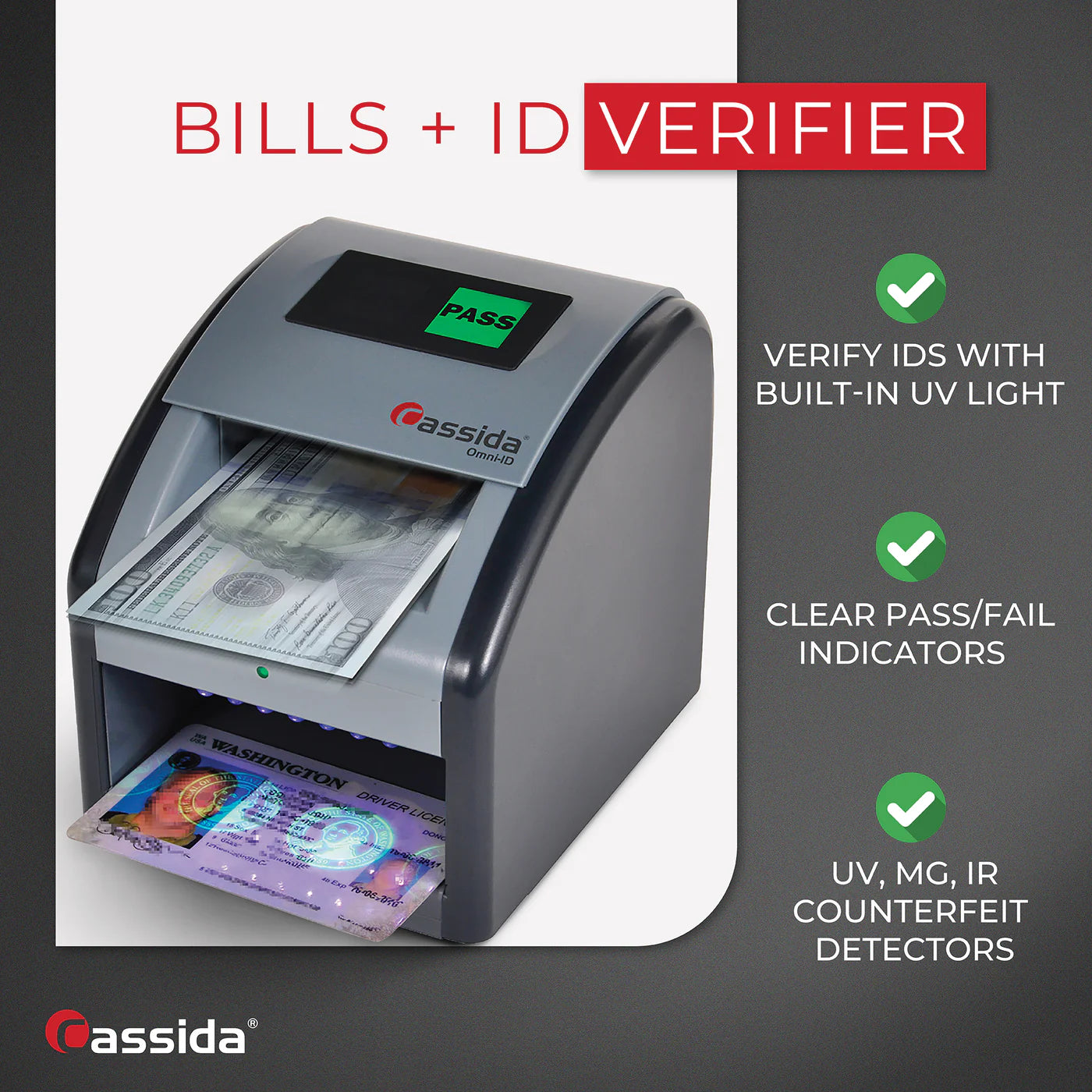 Cassida Omni-ID Counterfeit Detector