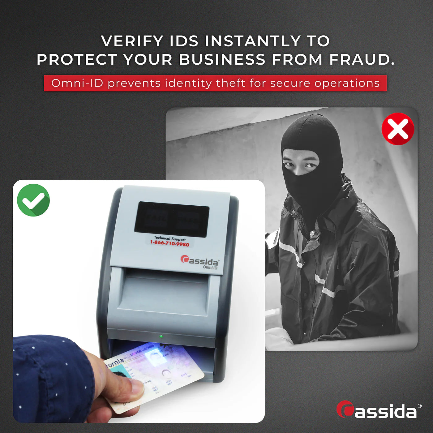 Cassida Omni-ID Counterfeit Detector