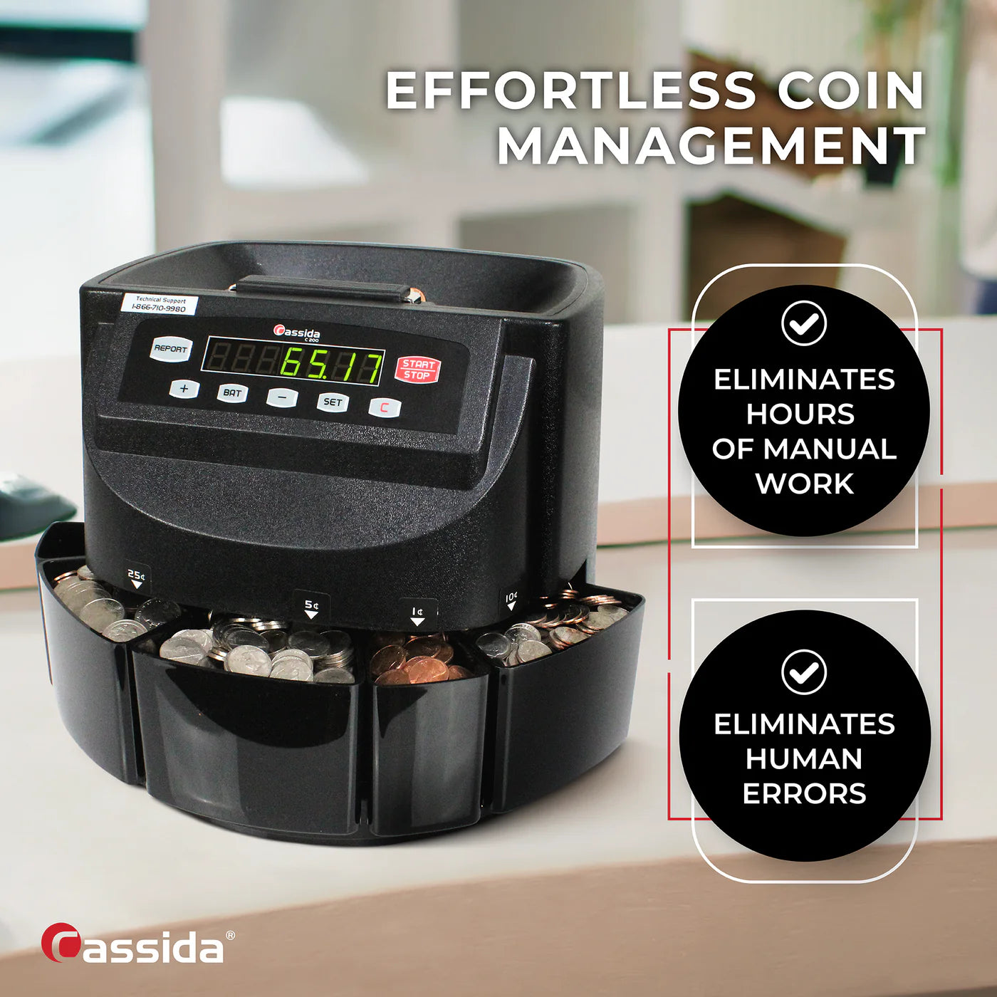 Cassida C200 Coin Counter