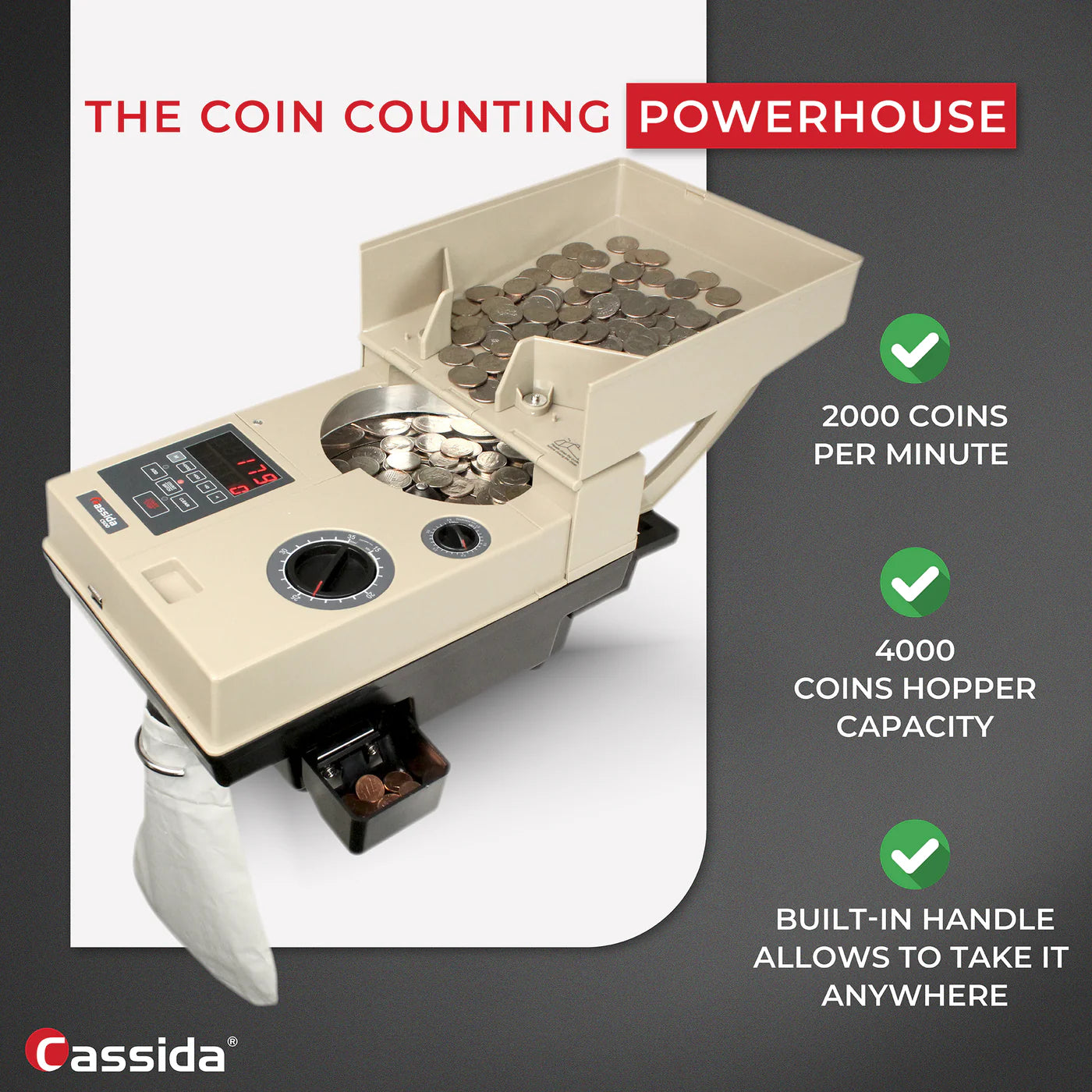Cassida C500 Coin Counter