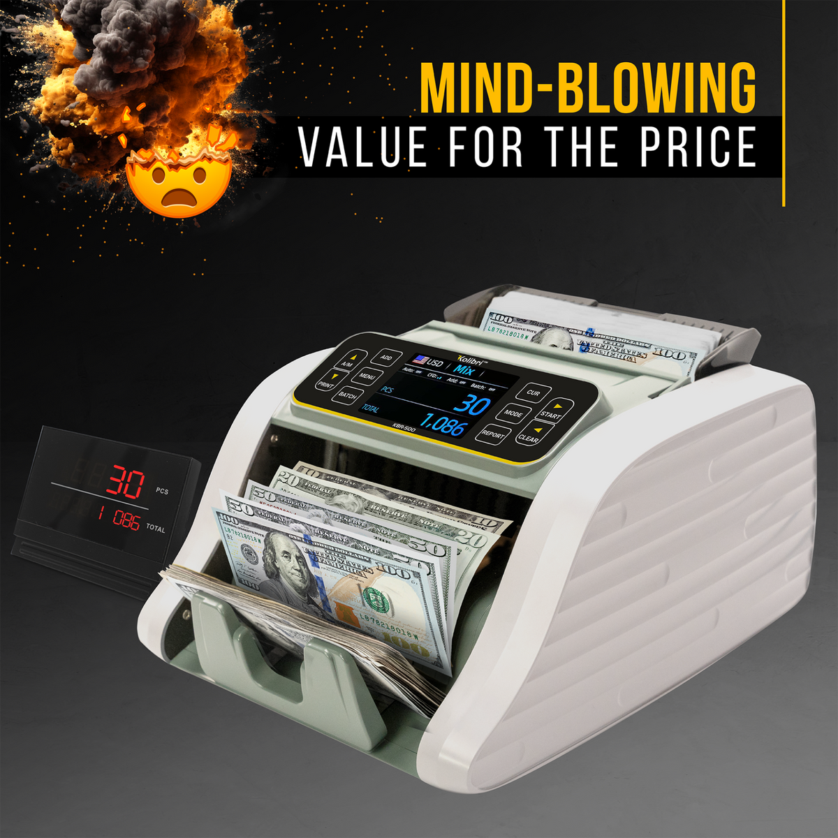 Kolibri KBR-500 Mixed Bill Counter