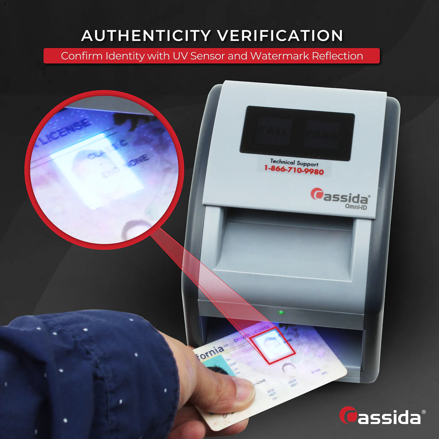 Cassida Omni-ID Counterfeit Detector