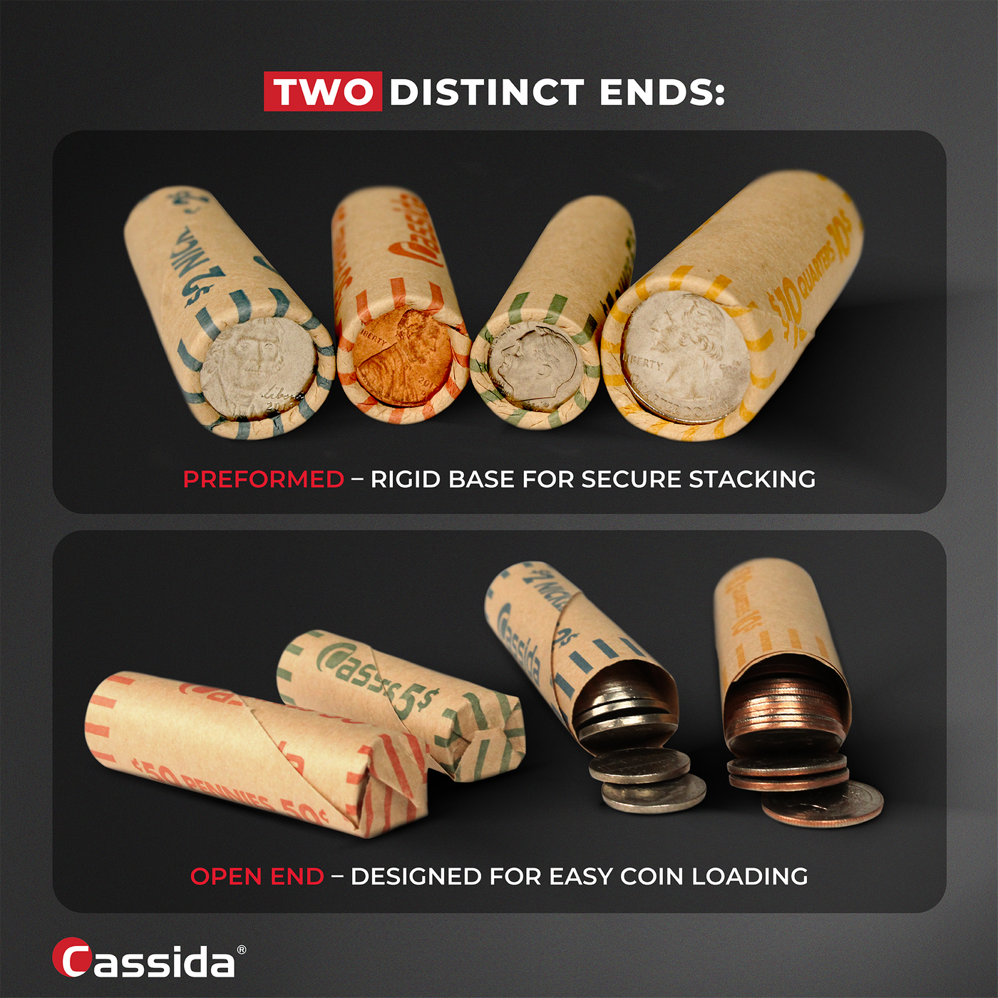 Cassida Coin Wrappers