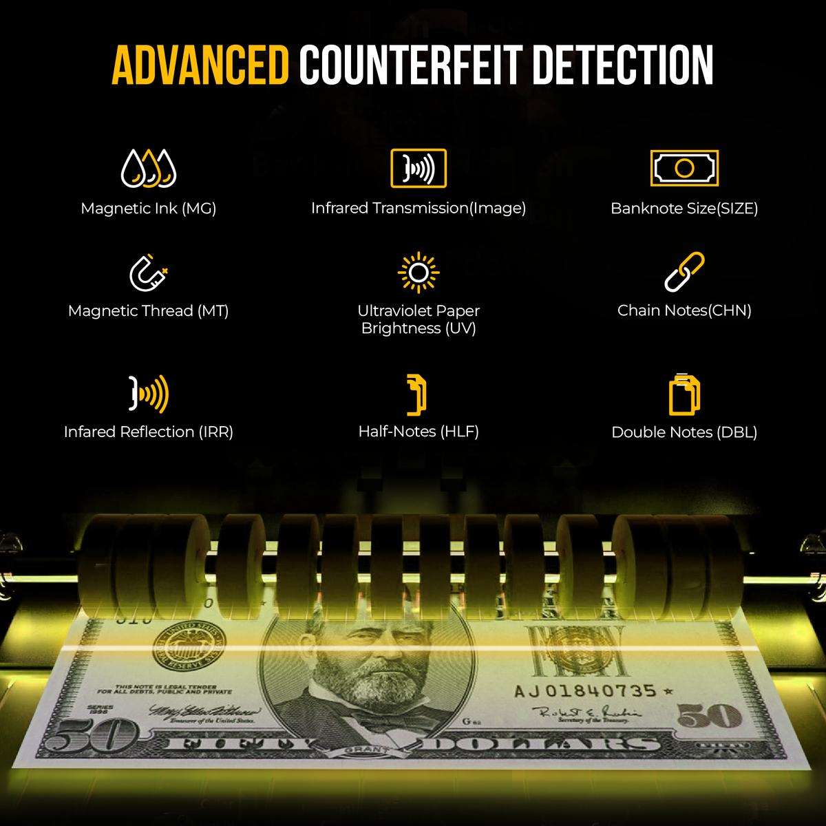 Kolibri KBR-1500 V2 Mixed Bill Counter