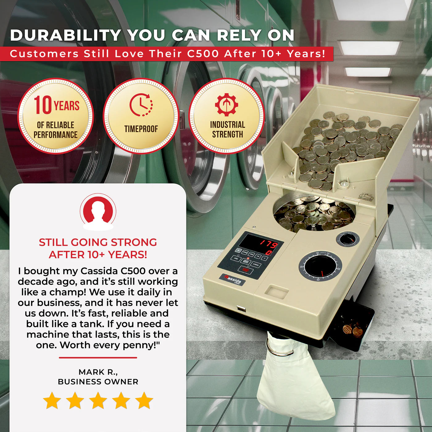 Cassida C500 Coin Counter