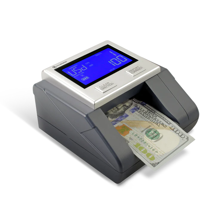 D585 Automatic Multi-Currency Counterfeit Detector + AccuSTAND