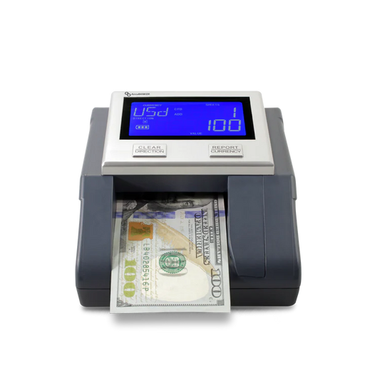 D585 Automatic Multi-Currency Counterfeit Detector + AccuSTAND
