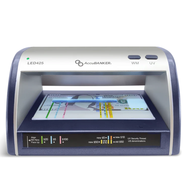 LED425 Counterfeit Bill/Document Validator with Guide