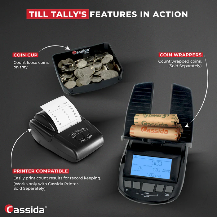 Cassida TillTally Money Counting Scale